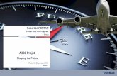 A380 Projet - AAE€¦ · Strategic and long term tracking Tactical tracking Reporting Feedback to customers. Why the A380 for Airbus? Corporate strategy: prepare the Future Products