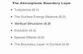 Turbulence (9.1) The Surface Energy Balance (9.2)krueger/5220/WH-ABL-Structure.pdf · 384 The Atmospheric Boundary Layer unstably stratified boundary layer is the Deardorff velocity