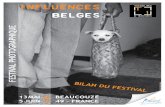 INFLUENCES BELGES - Tisseurs d'Imagestisseursdimages.com/wp-content/uploads/2017/05/Bilan...BILAN INFLUENCES BELGES >> TISSEUrS D’ImAGES >> 2016 prOVENANCE DE VISITEUrS LES rENDEz-VOUS