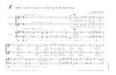 We wish you a merry Christmas - Oxford University …...We wish you a merry Christmas ¢ { ¢ {Cheeky salsa h = 92 Cheeky salsa h = 92 % % Melody Harmony (opt.) Piano 4 2 2 2 2 2 2