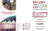Come bike or hike for life in beautiful WNC.€¦ · Bike & Hike for Life c/o 7 Beaverdam Rd., Ste 203 Asheville, NC 28804 Return Service Requested SUPPORTING: & / & / Come bike or