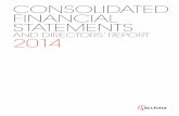 ACCIONA Consolidated Financial Statements 2014...ACCIONA Consolidated Financial Statements and directors’ report 2014 7 ACCiONA, S.A. and Subsidiaries Consolidated balance Sheets