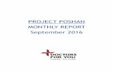 Project Poshan Monthly report September 2016doctorsforyou.org/files/field-report/content-for-report... · 2016-10-17 · Project Poshan: Ahmedabad Monthly Report September,2016 Statistical
