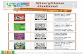 Storytime Online! - Schudio · Storytime Online! For more book lists themed by age group or topic, visit booksfortopics.com How to Train YourDragon Cressida Cowell Storytime (extract–