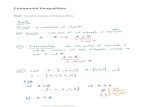 Compound Inequalities 60PDF/OneNote … · Section 4.2 Compound Inequalities Page 1 . Section 4.2 Compound Inequalities Page 2 . Section 4.2 Compound Inequalities Page 3 . Section