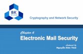 Chapter 6 Electronic Mail Security - University of Technologythai/networksecurity/Chapter 06... · 2016-11-08 · S/MIME Certificate Processing S/MIME uses X.509 v3 certificates managed
