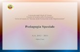 Pedagogia Speciale - Univr La pedagogia speciale, insomma, non £¨ altro dalla pedagogia generale, ne