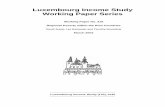 Luxembourg Income Study Working Paper Series · level.1 Relative poverty rates for post-fiscal income, using both a regional and national poverty line, are computed for the two most