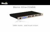 Martin · PDF file 2 USB Type A connections. 8 Switch input for presets or cue triggering. AC input and output. DMX port LED Status. XLR 5 -pins Female DMX in or out. Power switch.