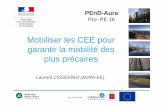 Mobiliser les CEE pour garantir la mobilité des plus précairesjt-cee.ademe.fr/Data/ElFinder/s29/jt cee 2017/JTCEE-Forum-1-bis.pdf · 1 -Etat des lieux existantet catalogue d’actions
