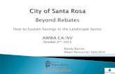 Randy Barron Water Resources Specialist - CA-NV AWWA · Water Resources Specialist Randy Barron Water-Use Efficiency Program Implementation Large Landscape and Residential audits