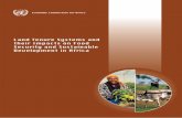 Land Tenure Systems and their Impacts on Food Security and ... · Land Tenure Systems and their Impacts on Food Security and Sustainable Development in Africa Economic Commission