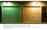 Berkeley Partners IV, L.P.data.treasury.ri.gov/dataset/0d377a6a-b241-46b6-bb88-eab... · 2016-02-24 · 2 IC Berkeley Partners –Strategic Overview • Committed ~90% of IC Berkeley