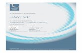 AMC NV - Responsible Jewellery Council · 2020-05-20 · Certified Member AMC NV Membership Forum Diamond Trader and/or Cutter and Polisher Certification Number for this Certification