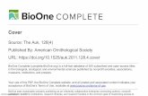 & R Y H U - BioOne€¦ · The Auk volume 128, number 4, October 2011 an international journal of ornithology published by the american ornithologists’ union CONTENTS (Continued