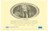 AN INTERDISCIPLINARY CONFERENCE TO MARK THE 350th ... doc/Swift350... · AN INTERDISCIPLINARY CONFERENCE TO MARK THE 350th anniversary of the Birth of Jonathan Swift Trinity College