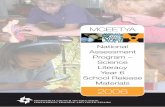 MCEETYA - NAP - Home · NAP-SL 2006 Project Staff Jenny Donovan from Educational Assessment Australia (EAA) ... Chapter 6: Student Standard and Performance Profile 40 Standard for