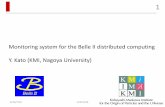 Monitoring system for the Belle II distributed computing Y. Kato (KMI… · 2018-11-22 · Monitoring system for the Belle II distributed computing Y. Kato (KMI, Nagoya University)