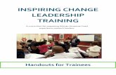Inspiring change leadership Training · Change Leadership Training Manual: A leadership curriculum African Americans with serious mental illness in community-based participatory research.