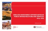 ENDLESS INVESTMENT OPPORTUNITES IN PUBLIC … · endless investment opportunites in public infrastructure and services 2014 -2015 february 14, 2014