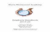 KEYS 9 - Maria Montessori Academy · for everyone. The mission of Maria Montessori Academy is to provide an individualized grade K-9 education that promotes academic excellence founded