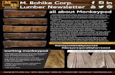 M. Bohlke Corp. Lumber Newsletter€¦ · Interactive Edition M. Bohlke Corp. Lumber Newsletter ... Paldao, Wormy Palm, Black Squares Palm Tree Pine, Rustic Poplar Catch Boards Purple