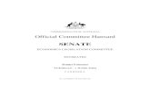 COMMONWEALTH OF AUSTRALIA Official Committee Hansard · 2004-07-14 · Ms Cherie Ellison, Manager, Strategic Coordination and Support, Resources Division Mr Warren Fletcher, ... Ms