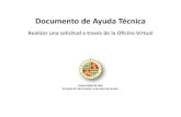 Documento de Ayuda Técnica - ujaen.esadministracionelectronica.ujaen.es/sites/administracionelectronica... · Documento de Ayuda Técnica Realizar una solicitud a través de la Oficina