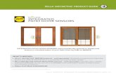 INTEGRATED PATIO DOOR SENSORS - Pella · 2016-07-14 · the active panel of your patio door 2 times within 5 seconds. NOTE: For double-hinged doors, the passive panel must be closed
