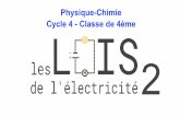 Physique-Chimie Cycle 4 - Classe de 4ème 2 · 2020-05-25 · Cycle 4 - Classe de 4ème 2 . Fonctionnement de la lampe dans la chambre . Symboles normalisés de quelques dipôles