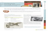 Finding Your German Ancestors - WordPress.com€¦ · discovered about your family’s immigrant — name, birth year, year of arrival — and search. Note that the form con-tains
