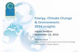 Energy, Climate Change & Environment: 2016 Insightscopjapan.env.go.jp/cop/cop22/common/pdf/event/15/02_presentatio… · © OECD/IEA, 2016 Staying well below 2oC degrees: How Paris