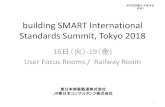 building SMART international Standards Summit Tokyo 20183)．IFC Railwayは、安全で安心なソリューションを確保するための基礎を提供する。 4)．IFC Railwayは、すべてのパートナーの費用を軽減するための基礎を提供する。