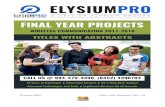 Elysium PRO Titles with Abstracts 2017-18elysiumpro.in/.../08/2017-18-Wireless-Communication... · stage transmission scheme for random access and derive computationally efficient