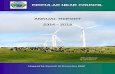 CIRCULAR HEAD COUNCIL ANNUAL REPORT 2014 - 2015...Circular Head Council Annual Report 2014/2015 Page 9 FORWARD Infrastructure has been a significant focus for Council in the 2014/2015