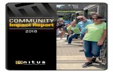 COMMUNITY Impact Report - Unitus Community Credit Union€¦ · $2,500 donated to the National Credit Union Foundations’ CUAid . These funds supported credit union employees and
