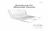 Notebook PC Manuale Utente - Asusdlsvr04.asus.com/pub/ASUS/nb/B43A/I_emanual_B43A_V_B53A...4,74 A (90 W) per i modelli B53V e B43V NB Voltaggio in uscita: 19Vdc • Prima di accendere