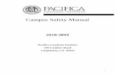 Campus Safety Manual - Pacifica Graduate Institute · 2019-01-12 · - Ladera Campus: 801 Ladera Lane, Santa Barbara, CA 93108 805-969-3626 - Lambert Campus: 249 Lambert Road, Carpinteria,