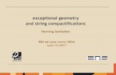 exceptional geometry and string compactificationsperso.ens-lyon.fr/marco.mazzucchelli/ENSL-SISSA/slides/Samtleben.… · applications D) String theory & generalized geometry E) M