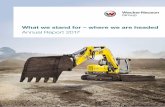 Annual Report 2017 - Wacker Neuson · PDF file Annual Report 2017 Wacker Neuson Group Annual Report 2017. EXCELLENCE ... equipment from the construction sector ... In January 2018,