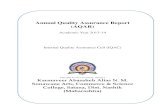Annual Quality Assurance Report (AQAR)kaanmssatanacollege.com/naac/aqar_13_14.pdf · iii. AQAR : 2012-13 (03/09/2013) iv. AQAR : 2013-14 1.9 Institutional Status University State