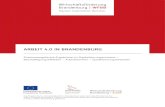 ARBEIT 4.0 IN BRANDENBURG · Digitalisierung sowie deren Effekte auf die Wirtschaft und den Arbeits-markt sind vielfältig Um Entwicklungen zielgerichtet unterstützen zu . können,