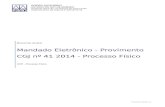 Mandado Eletrônico - Provimento CGJ nº 41 2014 - Processo ...portaltj.tjrj.jus.br/documents/10136/54109/manual... · PODER JUDICIÁRIO ESTADO DO RIO DE JANEIRO Diretoria Geral de