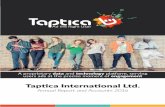 Taptica International Ltd. - RhythmOne · have been able to bett er target and att ract and retain Tier 1 customers. Ad-tech growth trends to conti nue The ad-tech industry conti