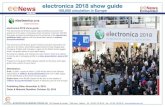 News electronica 2018 show guide Embedded · CorpProfile-electronica_Eur2012.indd 1 10/22/12 9:06 AM electronica 2012 Show Guide 13 At Electronica 2012 Sensirion presents the world’s