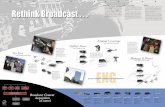 SCM Rethink Broadcast · communications platforms and wireless camera systems that power tomorrow’s high deﬁ nition television applications. Link’s wireless systems are designed