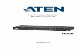 9 x 2 4K Presentation Matrix Switch€¦ · Overview The ATEN VP1920 is a 3-in-1 presentation switch integrating a video matrix switching, audio processing, and analog-to-digital