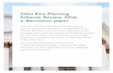 Glen Eira Planning Scheme Review 2016: a discussion paper · Glen Eira Planning Scheme Review 2016 a discussion paper 9 Submissions Council encourages written feedback from interested