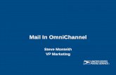 Mail In OmniChannel - Postal Vision 2020...Mail In OmniChannel Steve Monteith VP Marketing MARKETING BUDGETS INCREASE, BUT SALES ARE DROPPING OMNI-CHANNEL Google defines omni -channel