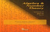 Algebra & Number Theory - MSPa direct generalization of similar constructions in Chow theory by Totaro[1999]and by Edidin and Graham[1998], and in algebraic cobordism by Deshpande[2009],